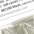 thumbnail image 3 of TechDiamondTools Diamond Powder 270/230 mesh 20 Grams = 100 carats. (80/100 mesh), 3 of 5