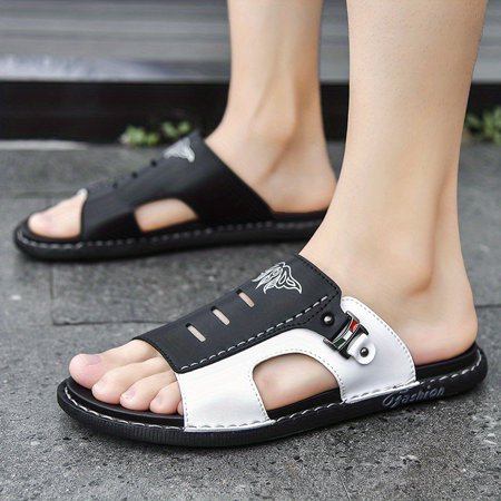 

Non-Slip Slides Lightweight Open Toe Quick Dry Slippers For Indoor Outdoor Bathroom Beach Summer