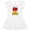 AA-White, variant on Inktastic Dad is My Hero Girls Toddler Dress