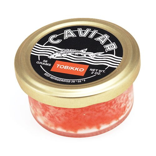 Tobiko Orange Capelin Sushi Caviar 2 Oz Walmart Com Walmart Com
