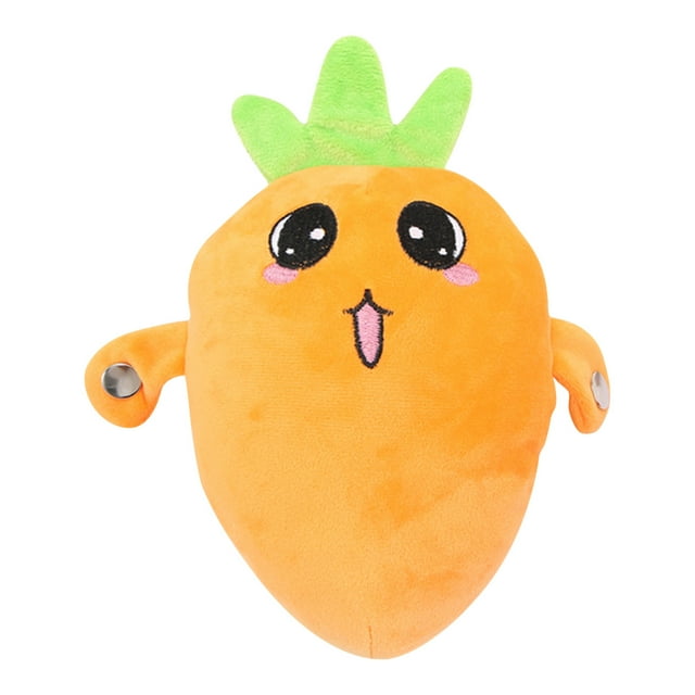 Piano à Induction Fruit Orange Jouet Interactif Sensoriel pour Enfants, Instrument de Rythme en Forme de Carotte Éducatif Parent-Enfant, Taille 9.06X8.27X2.76 Pouces, Poids 0.51 Lb
