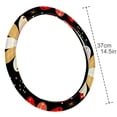 thumbnail image 4 of Seven Starred Iadybird 14.5 Inch Printing PVC Leather Car Wheel Cover Steering Wheel Covers Auto Accessories, 4 of 6