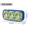 thumbnail image 4 of Vsdgher Green Tropical Print Large Capacity Pencil Case Pouch with Zipper, Portable Aesthetic Big Capacity Pencil Cases Pen Office Travel Stationery Bag, 4 of 8