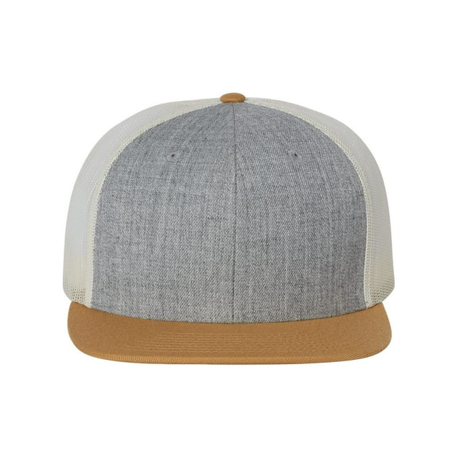 Richardson Wool Blend Flat Bill Trucker Cap, One Size