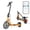 Orange, variant on Electric Scooter for Adults 350W 8.5' Solid Tires Folding Commuting E-Scooter with APP and High Speed of 19MPH Blue