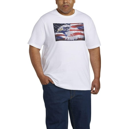Men's American Flag with Bald Eagle Short Sleeve Graphic T (Best Products For Bald Men)