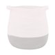 thumbnail image 1 of Cesta tejida para juguetes, asa cómoda, resistente, organizador de almacenamiento para ropa sucia, para cocina, hogar, baño, lavandería, dormitorio Gris, 1 of 8