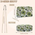 thumbnail image 4 of FORMRS Women Crossbody Purse with Chain Strap Vegan Leather Shoulder Handbag, Retro Flower Print, 4 of 7