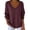 Wine, variant on Womens Striped Pullover Sweaters Plus Size Long Sleeve Sweatshirts Soft V Neck Casual Loose Tops Lounge Wear, 5XL Red