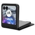 thumbnail image 3 of Dteck for Motorola Razr+ 2024 Wallet Case with Card Holder, Hard PC + PU Leather Wallet 3 Card Slots Full Body Anti-Scratch Protective Phone Case Cover for Motorola Moto Razr 50 Ultra, Black, 3 of 4