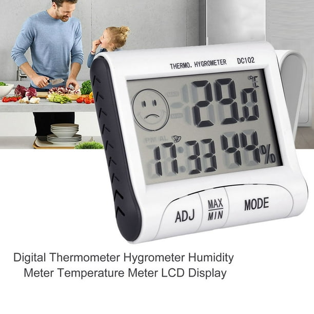 Station météo LCD - Thermomètre int./ext. / Hygromètre int./ext. /