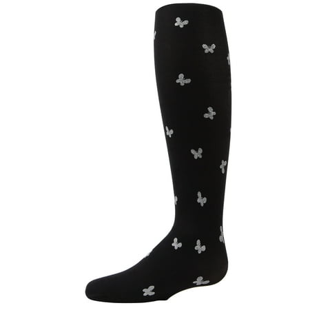 

MeMoi Glitter Butterfly Sheer Tights - Girls - Female
