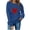 Blue/Women, variant on Matching Couple Sweatshirt Valentine's Day Outfit, 1 Piece Heart Printed Pullover Tops Anniversary Valentine Gifts for Him and Her Beige