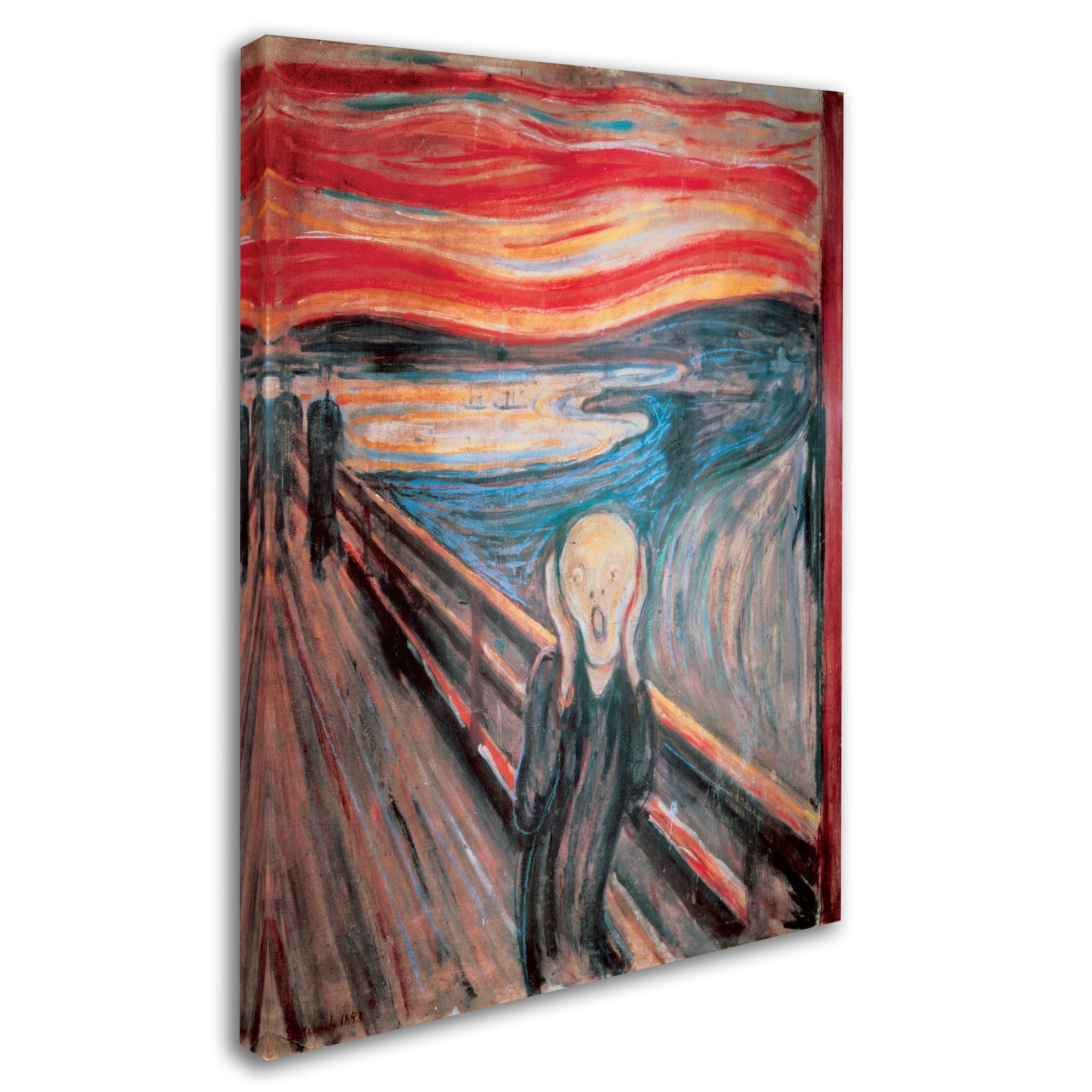 Trademark Fine Art 'The Scream' Canvas Art by Edvard Munch