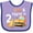 Lavender and Purple, variant on Inktastic Two and Digging It Bulldozer 2nd Birthday Boys or Girls Baby Bib