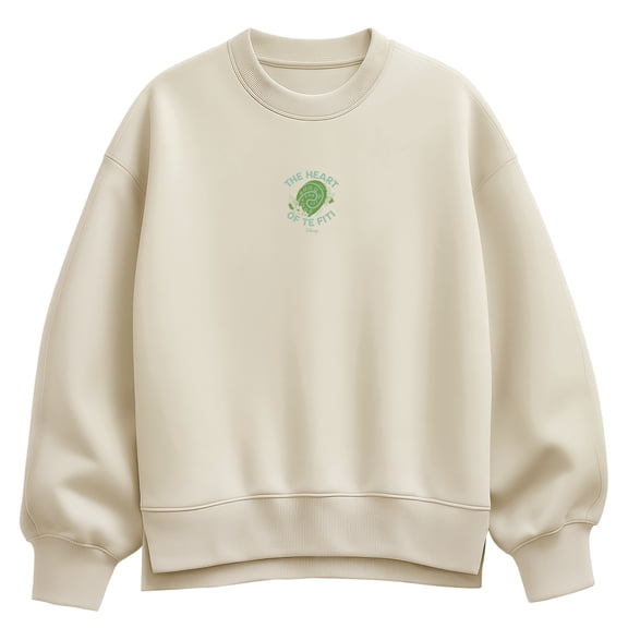 Moana Live Action - Heart Of Te Fiti - Women's Oversized Fleece Crew Sweatshirt