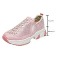 thumbnail image 4 of Ichuanyi Womens Shoes Women's Breathable Rhinestone Sneakers Slip On Shoes Women Casual Shoes, 4 of 8