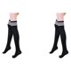 thumbnail image 1 of Minnieouse Calcetín largo Sexy sobre la rodilla medias estilo preppy japonés Lolita señoras niñas calentadores de piernas Leggings negro Raya blanca negra 2Conjunto, 1 of 6