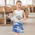 thumbnail image 6 of Girls' Skorts Elastic Waist Skorts with Inner Shorts Athletic Workout Shorts Skirts Enchanting Unicorn Pattern Large, 6 of 9
