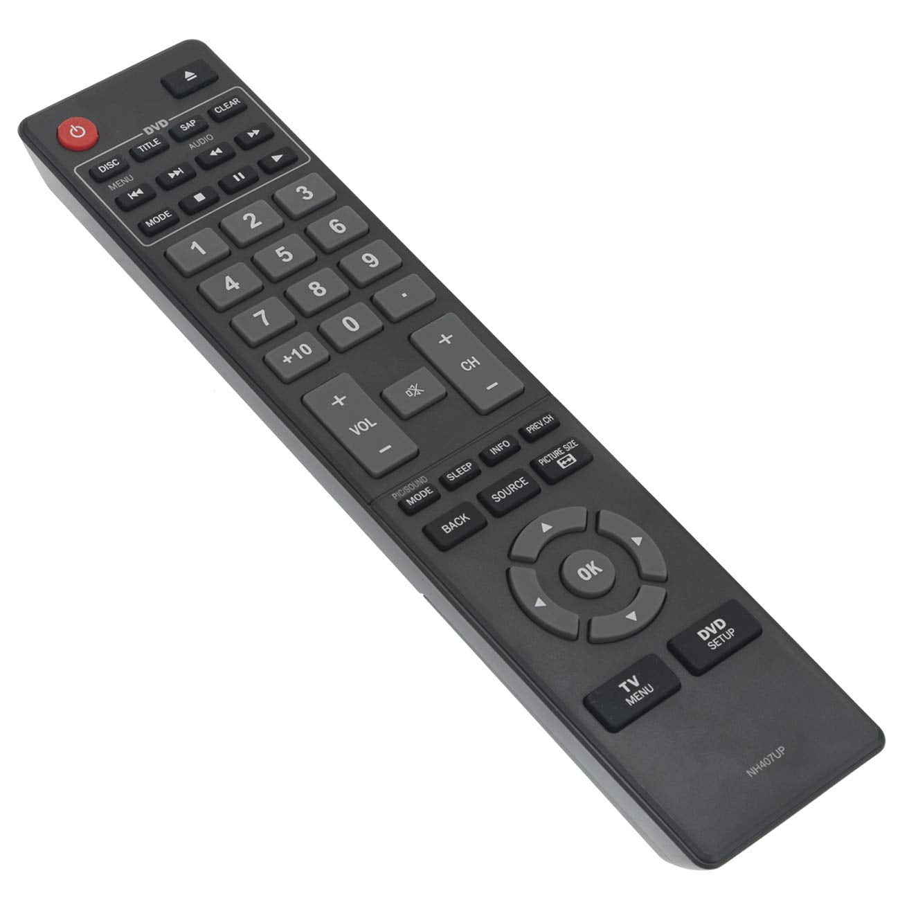 NH407UP Replace Remote Control fit for Magnavox LCD LED TV HDTV DVD