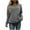 Gray, variant on Fnooota Womens Hooded Sweatshirts, Casual V Neck Athletic Pullover Fall Tops Green Size XL