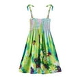 thumbnail image 1 of Qudderr Robe d'Été 1-10T pour Fille Robe de Plage Dos Nu pour Enfants Robe Décontractée Cami Hawaïenne de Vacances pour Filles, 1 of 9