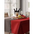 thumbnail image 6 of Red Grey Table Cloth, Vintage Stripe Farmhouse Wood Grain Ombre Waterproof Tablecloth for Rectangle Tables, Reusable Washable Fabric Table Cover for Restaurant Kitchen Dining Tables 60"x102", 6 of 6
