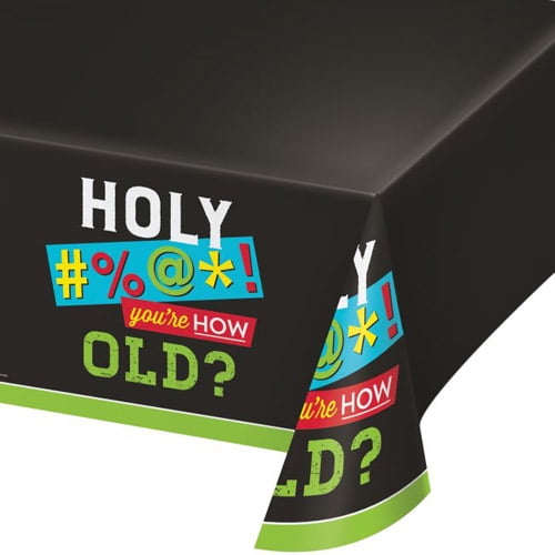 Over the Hill 'You're Old!' Plastic Table Cover (1ct)