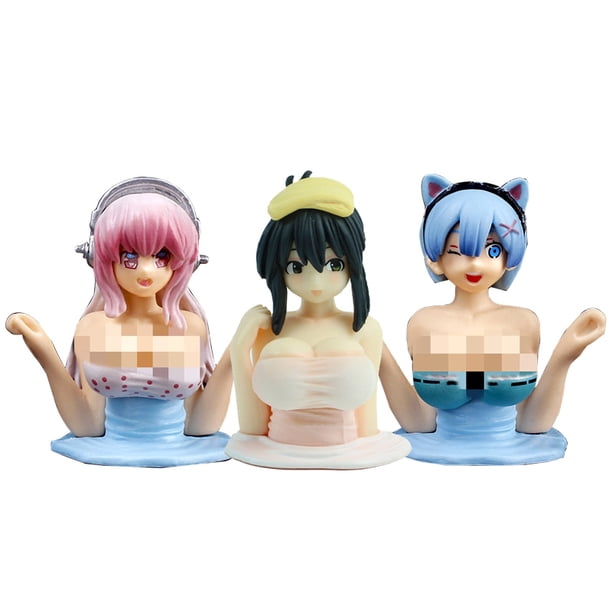 Figura de Anime Rem Sonico Kanako huangchenghong Modelo de figuras de acción 6cm