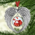 thumbnail image 1 of Ganfancp Ayudante de Ángel Etiqueta En Forma de Corazón Adornos de Navidad DIY 2 Colgantes navideños, 1 of 7