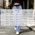 thumbnail image 3 of Tqcoqu Women's 2026 Striped Wide Leg Pants Sweatpants with Pocket, Knit Drawstring Elastic Waist Pj Bottom Casual Pants, Daily Home Wear Fall Outfits,Women's,Size S-XXL, 3 of 8