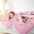 thumbnail image 4 of jejeloiu Kawaii Gnome Twin Comforter Sets,Cute Flowers Floral Bedding Set For Girls Teens Reversible 2-Piece, 4 of 8