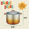 thumbnail image 3 of CONCORD 20 Quart Stainless Steel Canning Pot Set. Includes Canning Rack, Tongs, Jar Lifter, Funnel, Wrench, Lid Lifter, Mixer/Measurer (Induction Compatible) Marigold, 3 of 9