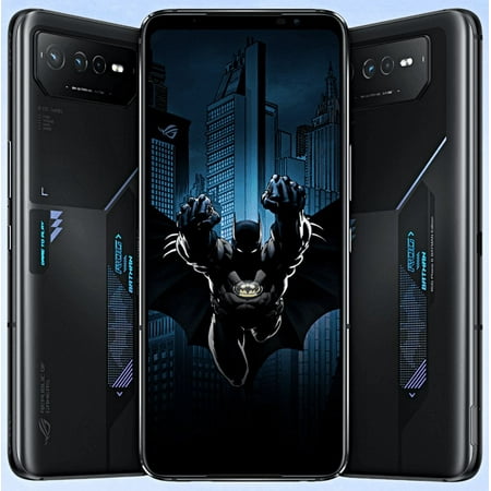 Asus ROG Phone 6 BATMAN Edition AI2203 256GB 12GB RAM 5G DUAL SIM (Global Model) Factory Unlocked GSM (Night Black)