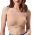 thumbnail image 3 of Birdeem Bras for Women Womens Top Top Line Bra with Chest Pad Solid Color Bra without Wire Wrap, 3 of 8