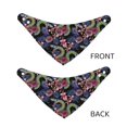 thumbnail image 3 of Naloa Snake And Flower Dog Bandana Large and Small-Dog Scarf Bib Handkerchief Accessories for Dogs and Cats(S-L)-Small, 3 of 5