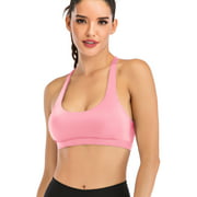 YEYELE Bra Womens Yoga sports Bras Removable Padded Beauty Back Cross Strapless Tube Top Underwear Bra Wild Sexy Gathered Wrapped Bras