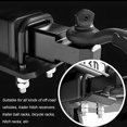 thumbnail image 4 of Hitch Tightener Anti Rattle Stabilizer for 1.25" to 2" Trailer, Heavy Duty RV Hitches with Rubber Isolator, Anti-Rust Automotive Clamp Accessories, Universal Fit (Red/Black) Red/Black -, 4 of 6