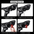 thumbnail image 2 of Luz trasera LED para bicicleta resistente al agua de alto brillo para un ciclismo seguro instalación del asiento Ehuebsd Accesorios para bicicletas, 2 of 6