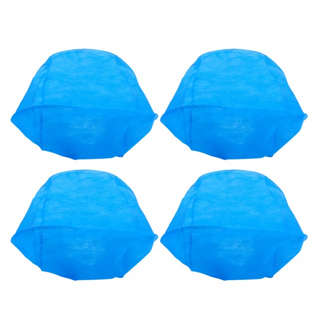 20 gorros médicos desechables de tela no tejida, resistentes al polvo y a la intemperie (azules)