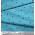 thumbnail image 2 of Soimoi Cotton Voile Fabric Artistic Flower & Dots Print Sewing Fabric Yard 42 Inch Wide, 2 of 3