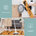 thumbnail image 6 of Halloween Witchy Icons on Orange Pattern Kitchen Rugs Sets Of 3,Kitchen Runner Rugs Non Skid Washable,Decorative Kitchen Floor Mats for Kitchen,Sink,Laundry,17"x30"+ 17"x47" + 17"x59", 6 of 6