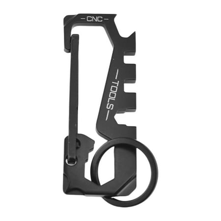Etuzhy Stainless Steel Key Chain Twelve In One Functional Creative Outdoor Mountaineering Key Chain