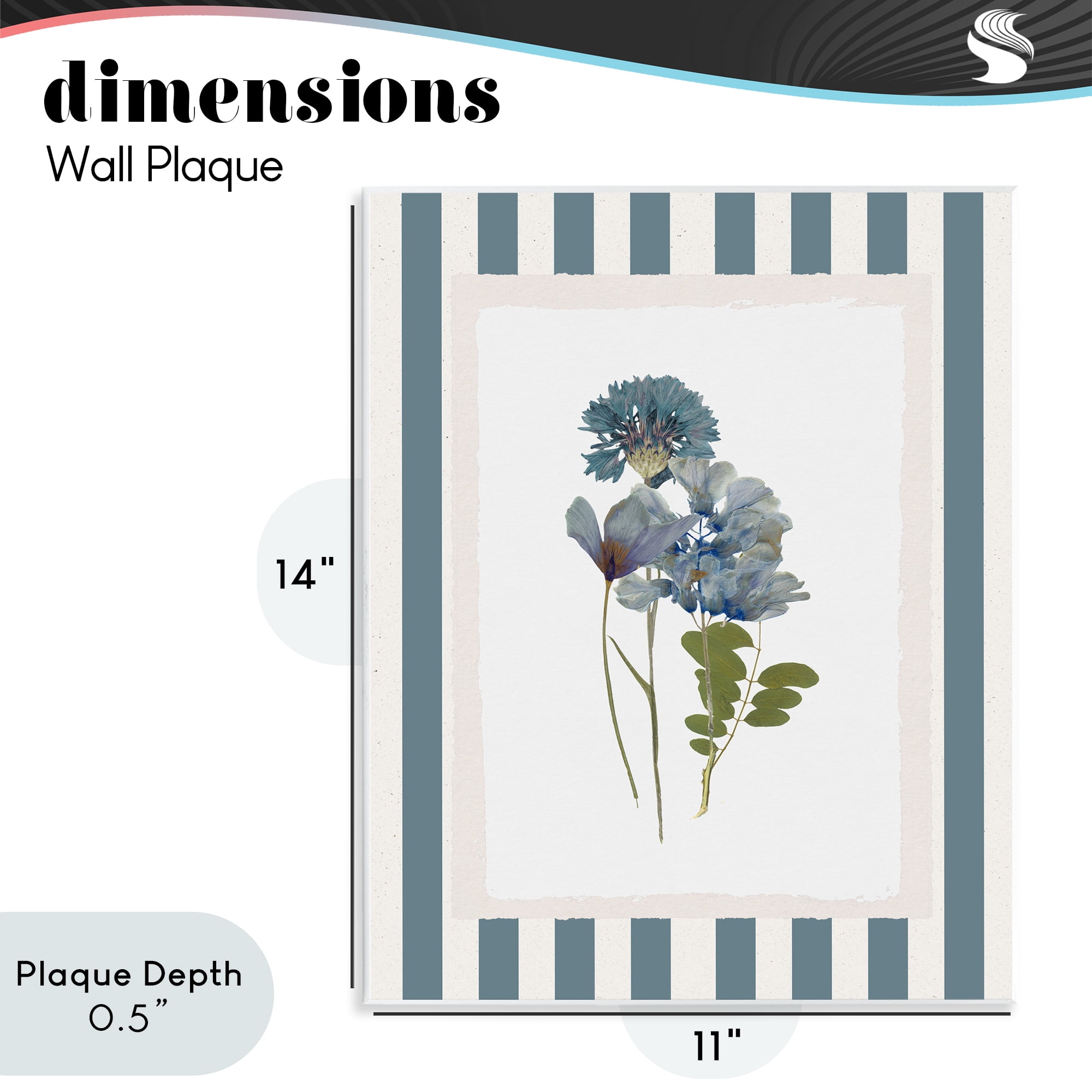 Stupell Industries Summer Memory Flowers Wall Plaque Art, design by Val Rhodes