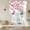 Dark Pink White, variant on Happy Valentines Day Balloon Curtains 63 Inch Length for Living Room/Bedroom, Red Love Branches Spring Rod Pocket Privacy Door Curtains Decorative Tie Up Shade for Window 52"x63"