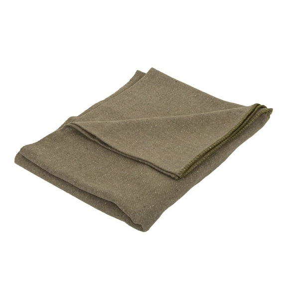 Stansport Wool Blend Camp Blankets - O.D. Green