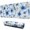Pioneer Flower Floral-1, variant on Long Mouse Pads for Desk,Pioneer Flower Floral Print Pattern Desk Mats on Top Of Desks, Desk Mouse Pad Extra Large with 3mm Non-Slip Base and Stitched Edge for Gaming,Office,Work,Home 31.5"x11.8"