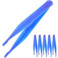 thumbnail image 1 of Miangastore 6pcs Reptiles Feeding Tweezer Plastic Clip Spider Lizard Food Feeding Clips, 1 of 9