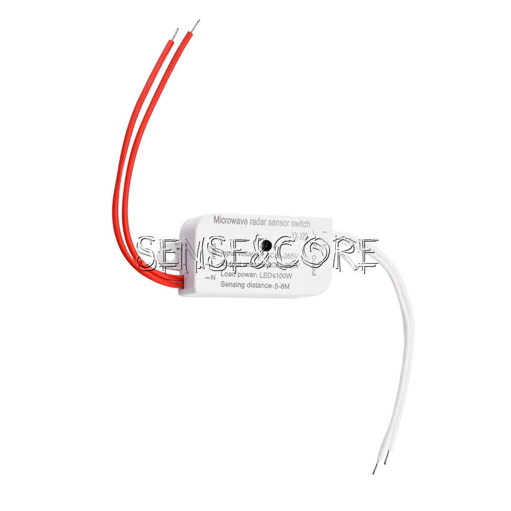 AC85265V100W PIR Microwave Radar Body Motion Sensor Module Auto Infrared Switch