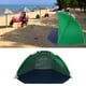 thumbnail image 4 of Tienda de playa portátil refugio solar medio abierto toldo exterior jardín Camping pesca Picnic Parque a prueba de humedad Verde, 4 of 6